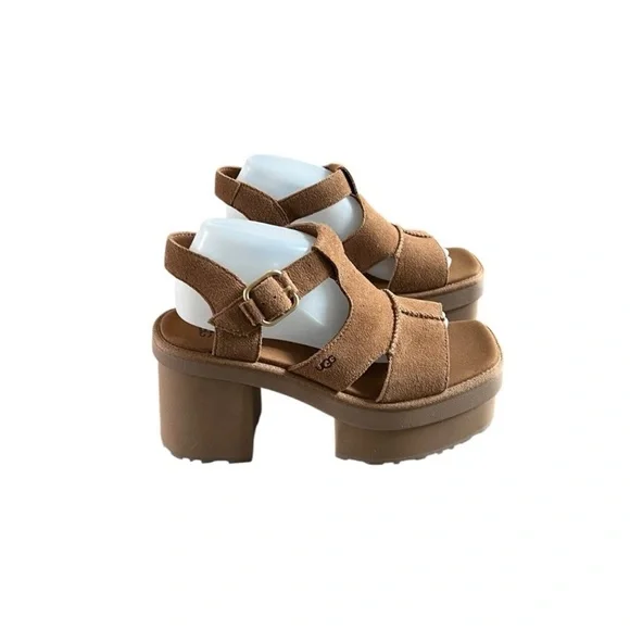 UGG Height Women's Platform T-strap Sandals - Picture 9 of 14
